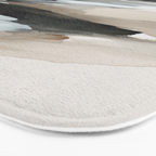 Neutral Coastal Seascape Minimal Landscape Bath Mat Gallery Image 3