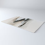 Neutral Coastal Seascape Minimal Landscape Rug Gallery Image 3