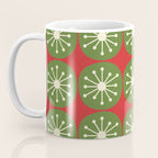 Mid Century Modern Atomic Dots Retro Christmas Pattern Coffee Mug Gallery Image 3
