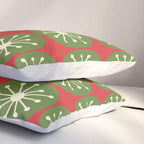 Mid Century Modern Atomic Dots Retro Christmas Pattern Pillow Sham Gallery Image 3