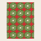 Mid Century Modern Atomic Dots Retro Christmas Pattern Poster Gallery Image 4