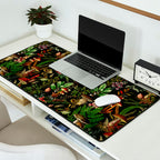 Vintage Mysterious Mushroom Night Forest Botanical Garden Desk Mat Gallery Image 2