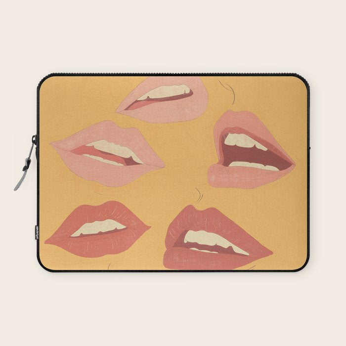 Playful Lips Laptop Sleeve Gallery Image 1