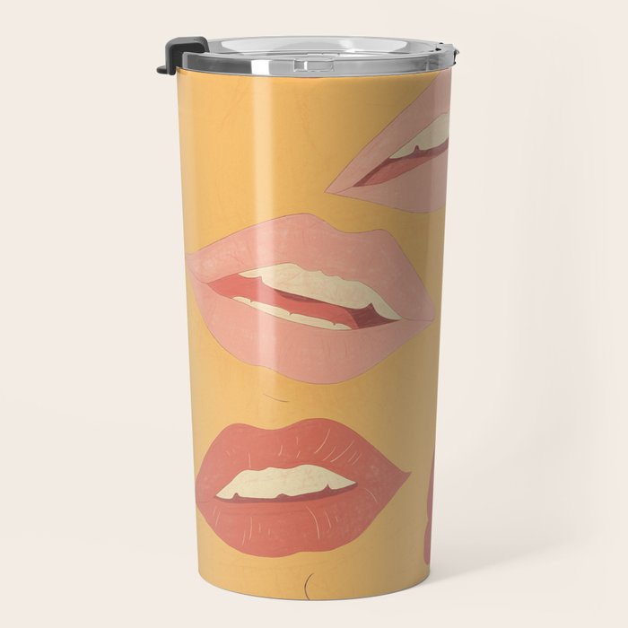 Playful Lips Travel Mug Gallery Image 3