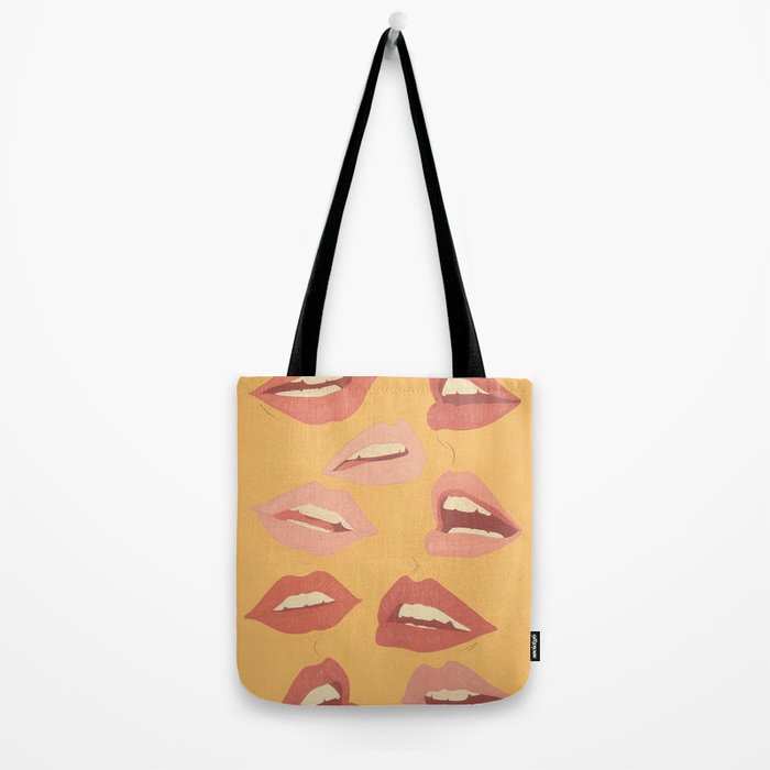 Playful Lips Tote Bag Gallery Image 2