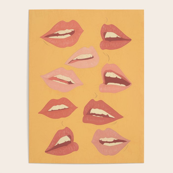 Playful Lips Poster Gallery Image 4