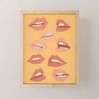 Playful Lips Mini Art Print Gallery Image 1