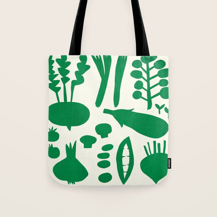 fresh fresh vegetable-green Tote Bag Gallery Image 1
