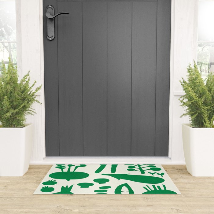 fresh fresh vegetable-green Welcome Mat Gallery Image 3