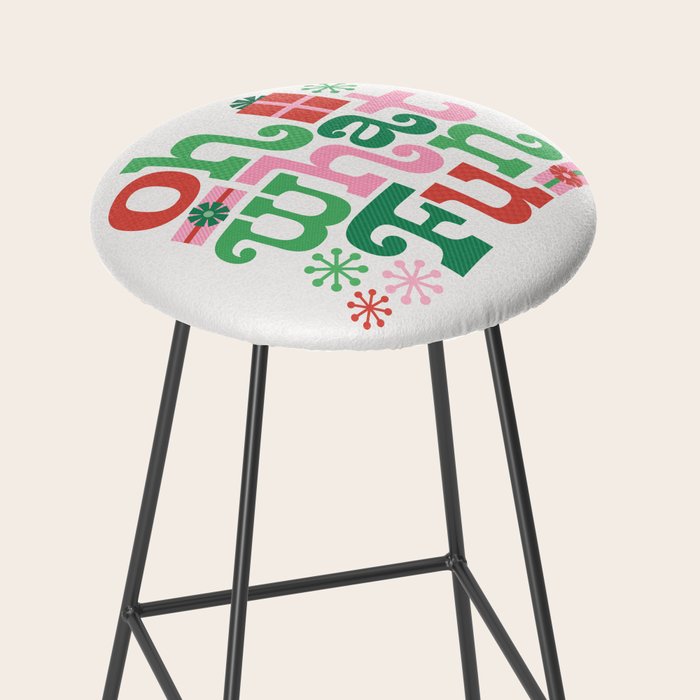 Oh What Fun - Red and Green Stool Gallery Image 2