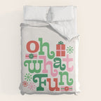 Oh What Fun - Red and Green Duvet Cover Gallery Image 6