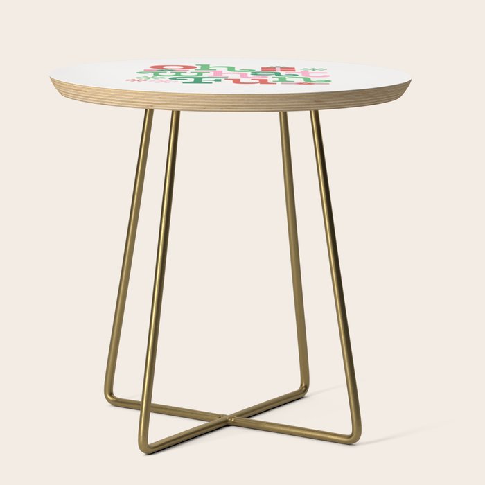 Oh What Fun - Red and Green Side Table Gallery Image 1