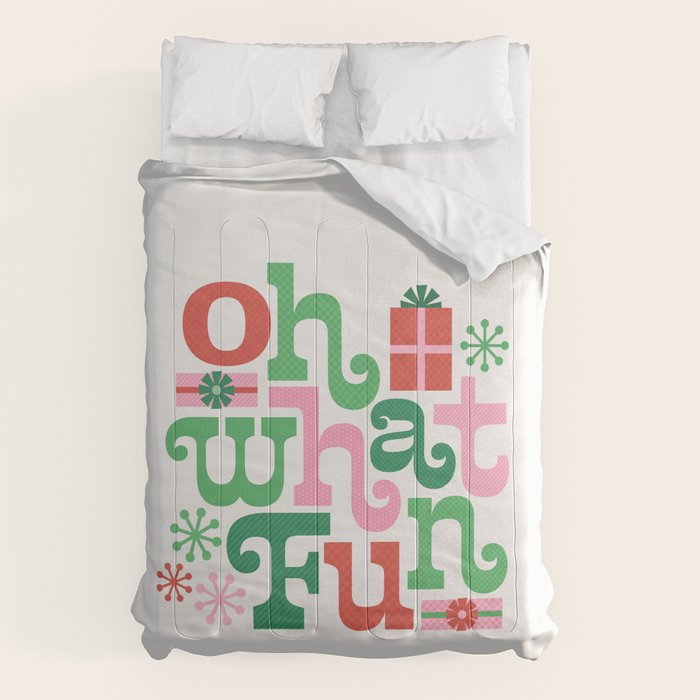 Oh What Fun - Red and Green Comforter Gallery Image 6