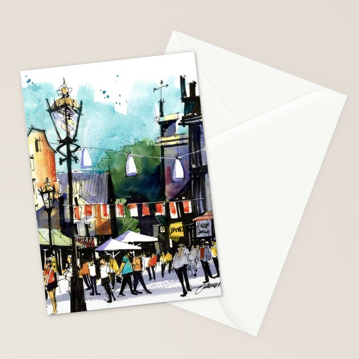 Amsterdam Street Life Stationery Card Gallery Image 2