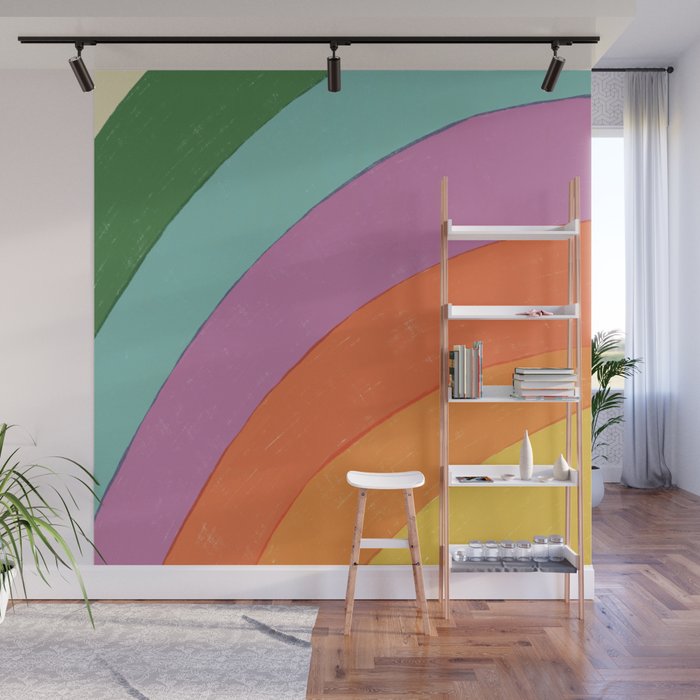 Rainbow Wall Mural Gallery Image 1