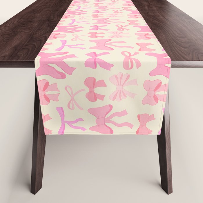 Pink Bows Table Runner Gallery Image 1