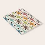 Mid Century Modern Atomic Age Starburst Pattern 226 Googie  Notebook Gallery Image 2