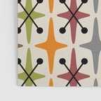 Mid Century Modern Atomic Age Starburst Pattern 226 Googie  Poster Gallery Image 3