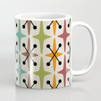 Mid Century Modern Atomic Age Starburst Pattern 226 Googie  Coffee Mug Gallery Image 1