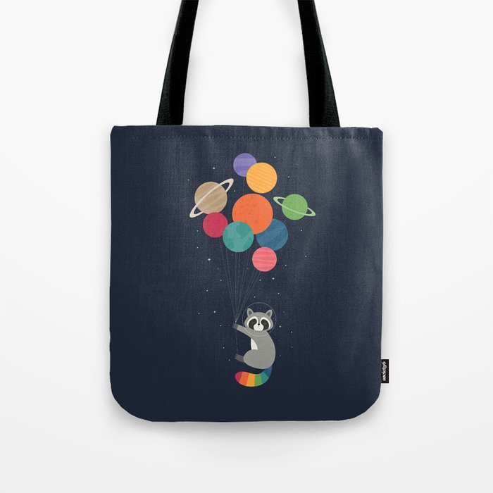 Space Raccoon Tote Bag Gallery Image 1
