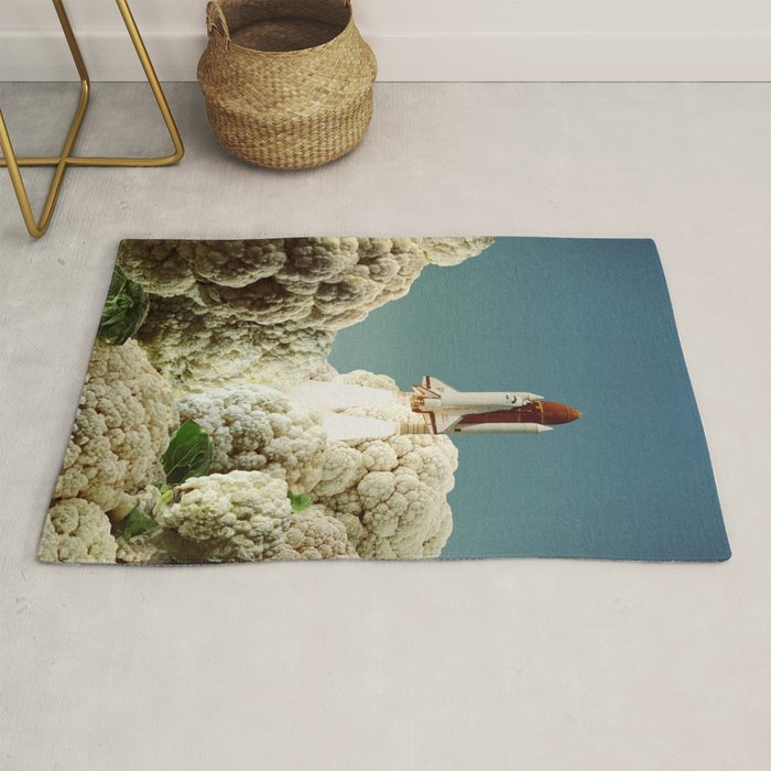 Houston we have cauliflower II - Rocket take-off Rug Gallery Image 1
