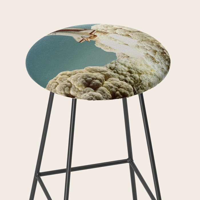 Houston we have cauliflower II - Rocket take-off Stool Gallery Image 2