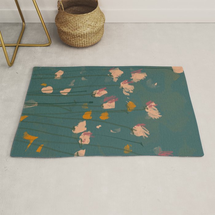A Field Of Flowers Bloom Rug Gallery Image 1