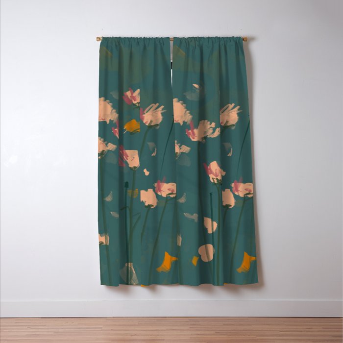 A Field Of Flowers Bloom Window Curtain Gallery Image 3
