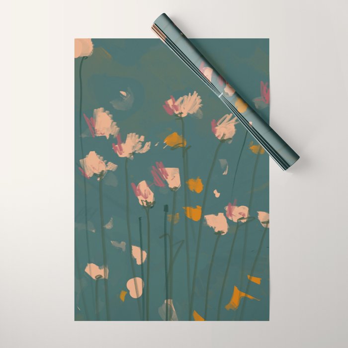 A Field Of Flowers Bloom Wrapping Paper Gallery Image 1