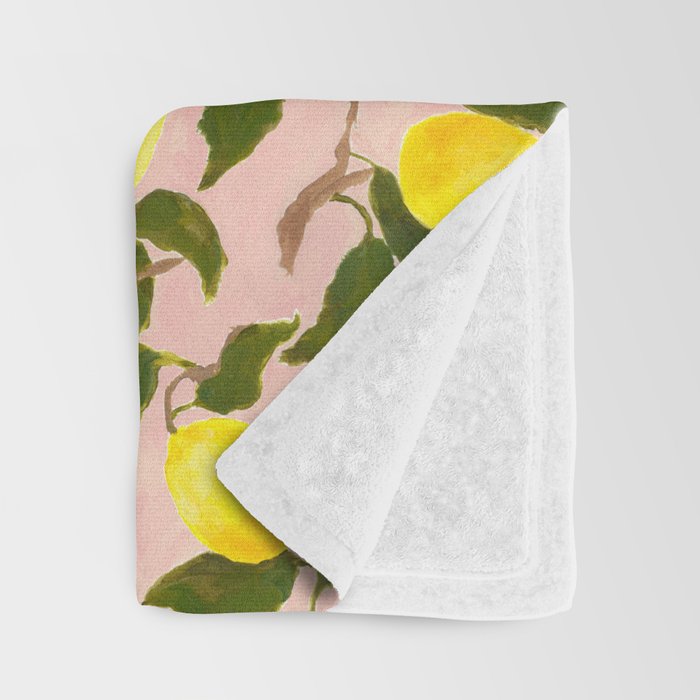 Summer Harvest Lemon Throw Blanket Gallery Image 3
