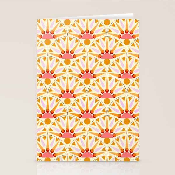 Stareburst Scallop Stationery Card Gallery Image 2