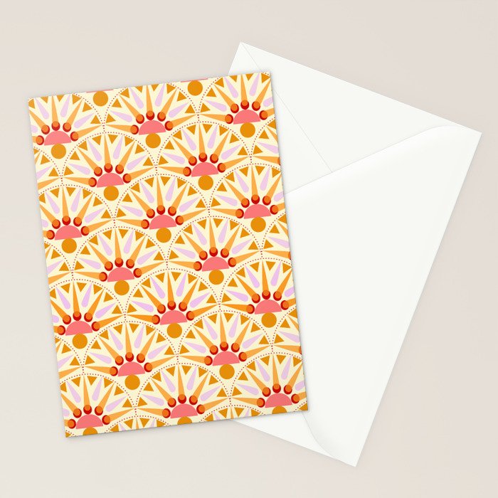 Stareburst Scallop Stationery Card Gallery Image 2