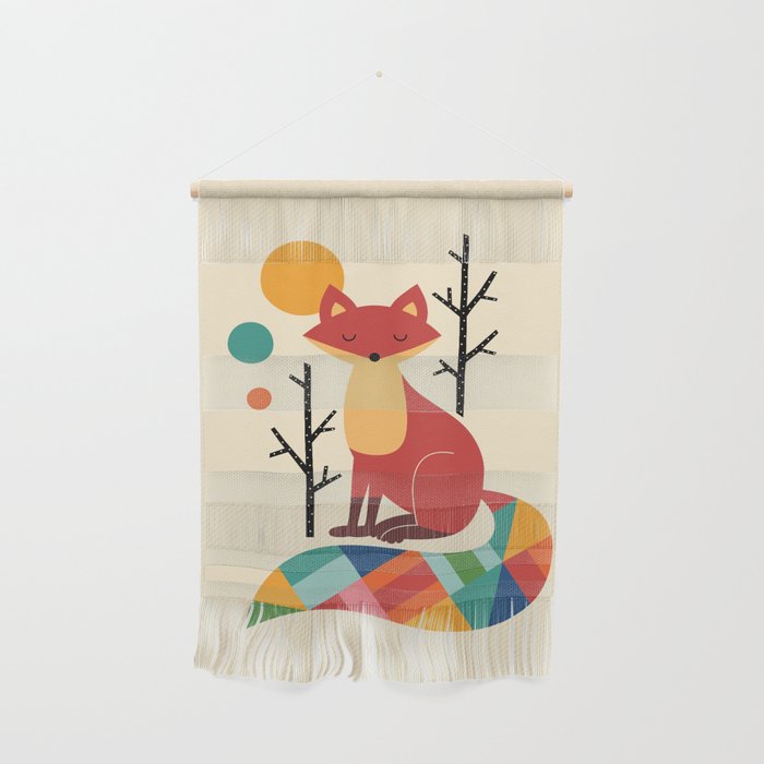 Rainbow Fox Wall Hanging Gallery Image 1
