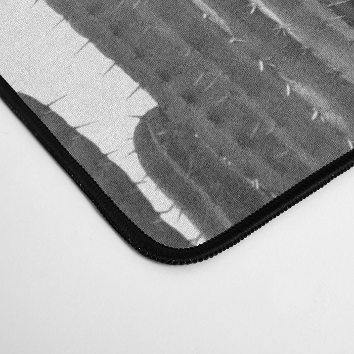 Black and White Cactus Desk Mat Gallery Image 4