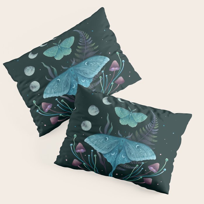 Luna and Emerald Pillow Sham Gallery Image 3
