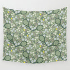 Tennis in the Garden Wall Tapestry Gallery Image 4