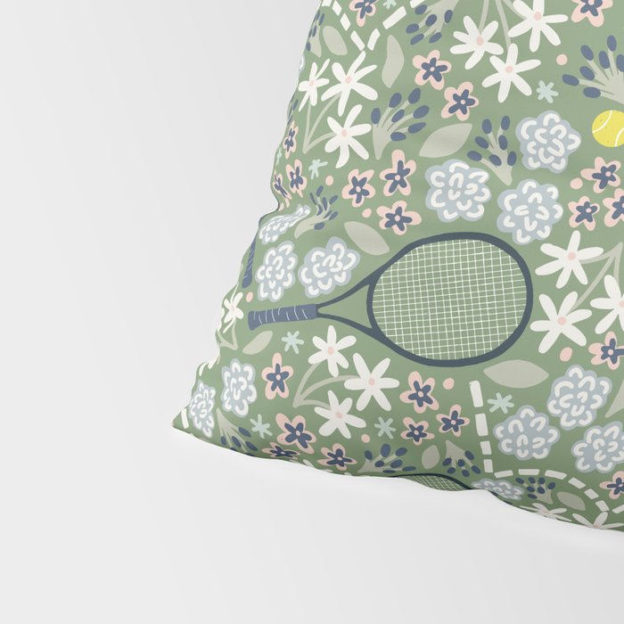Tennis in the Garden Pillow Sham Gallery Image 4