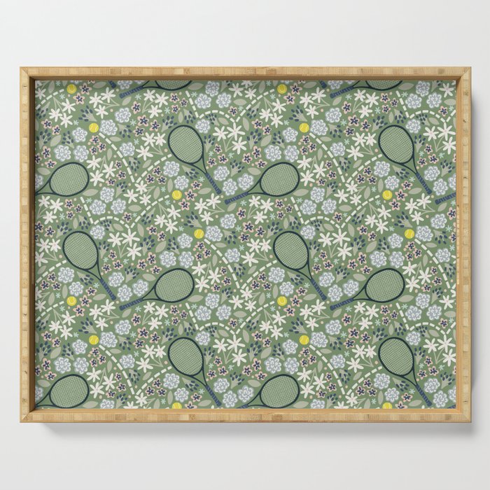 Tennis in the Garden Serving Tray Gallery Image 1