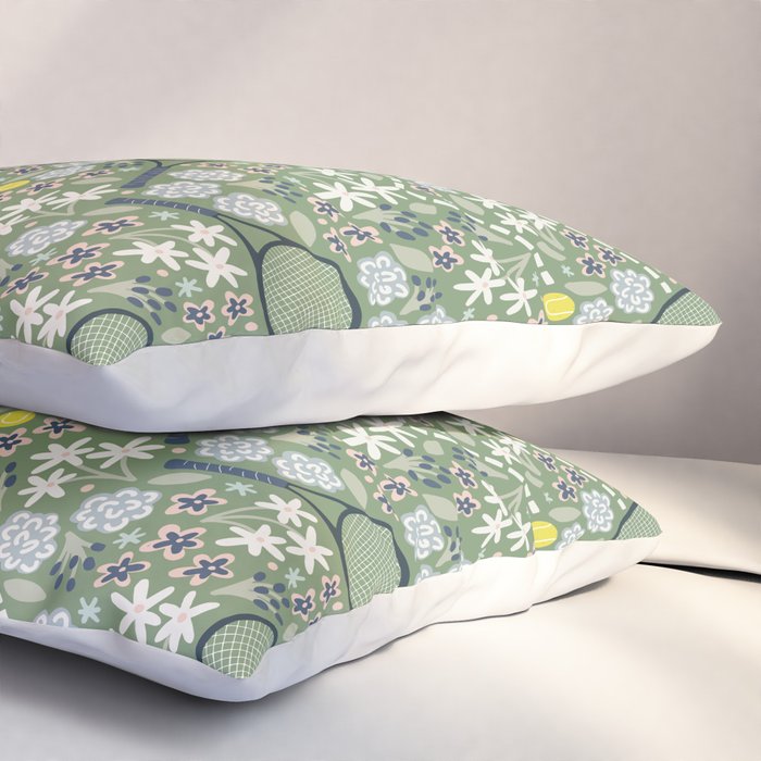 Tennis in the Garden Pillow Sham Gallery Image 3