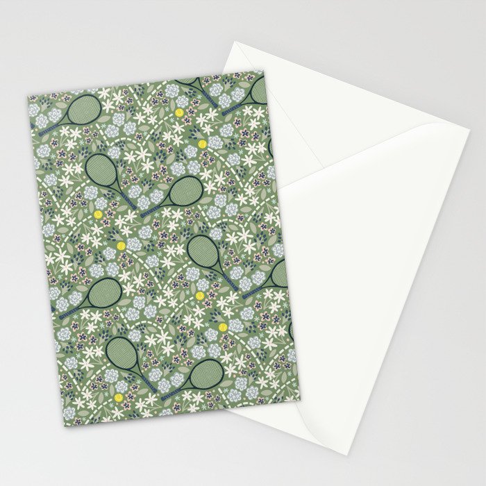 Tennis in the Garden Stationery Card Gallery Image 2