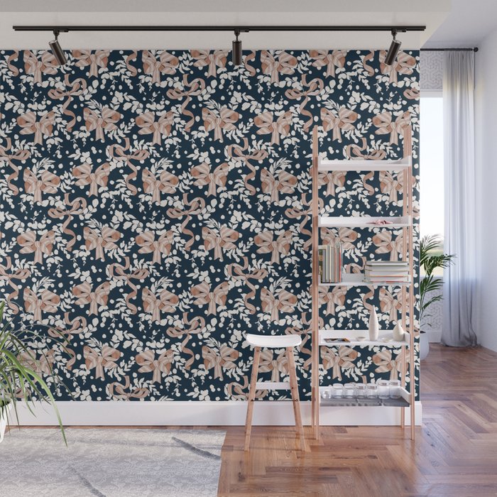 Whimsical Bows in Nature I Wall Mural Gallery Image 1