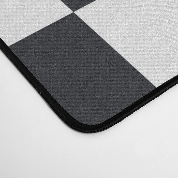 Checkered Smiley Face & Peace Sign Desk Mat Gallery Image 4