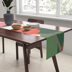 Abstract Eucalyptus Leaves Table Runner Gallery Image 2