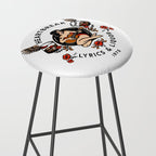 Heartbreak Lyrics & Liquor 1975. Cute Pinup Girl Playing Guitar: Full Color Version. Stool Gallery Image 2