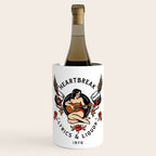 Heartbreak Lyrics & Liquor 1975. Cute Pinup Girl Playing Guitar: Full Color Version. Wine Chiller Gallery Image 1