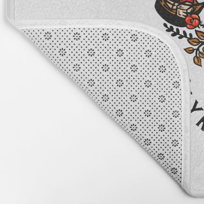 Heartbreak Lyrics & Liquor 1975. Cute Pinup Girl Playing Guitar: Full Color Version. Bath Mat Gallery Image 2