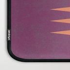 Sunset Geometric Pink Midcentury style Laptop Sleeve Gallery Image 3