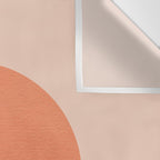 Sunset Geometric Pink Midcentury style Wall Tapestry Gallery Image 3