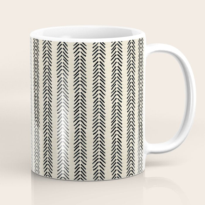 Small Black and White Arrowheads Coffee Mug Gallery Image 1