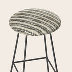 Small Black and White Arrowheads Stool Gallery Image 2